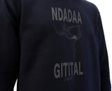 Nachtdigital Bunga Bunga Sweater mit Bunga Bunga Party grey Print