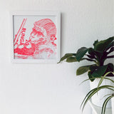 ND Artefakte No.6 - Affengeigel Vivid Pink Wohnung