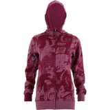 Nachtdigital bunti hundi Zip Hoodie Girl