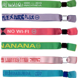 Nachtdigital Festivalbändchen Stoffarmband back