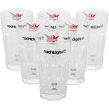 Nachtdigital Logo Longdrinkgläser Pyramide