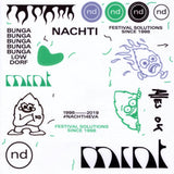 Nachtdigital Mint Stickerbogen