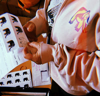 Nachtdigital NACHTI º25 Zipper Hoodie pastell rosa