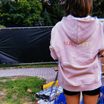 Nachtdigital NACHTI º25 Zipper Hoodie pastell rosa