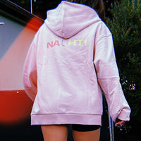 Nachtdigital NACHTI º25 Zipper Hoodie pastell rosa