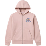 NACHTI RE:PRINT - Zipper Hoodie pastell rosa & T-Shirt white Bundle