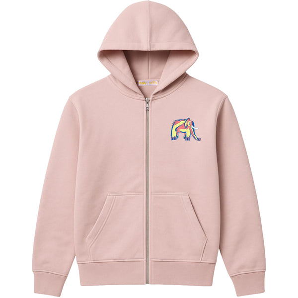Nachtdigital NACHTI º25 Zipper Hoodie pastell rosa