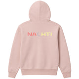 NACHTI RE:PRINT - Zipper Hoodie pastell rosa & T-Shirt white Bundle