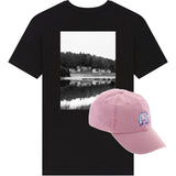 NACHTI°25 pink Cap - black T-Shirt Bundle