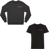 Nachti 'Signature Edition' Sweater  faded black & T-Shirt black Bundle