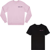 Nachti 'Signature Edition' Sweater faded pink & T-Shirt black Bundle