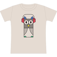 Nachtdigital NACHTI º25 Doppeldenk T-Shirt kauzig front