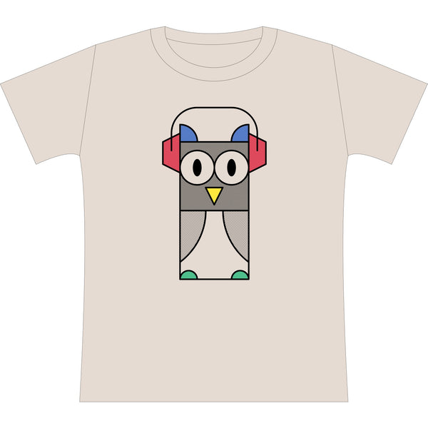Nachtdigital NACHTI º25 Doppeldenk T-Shirt kauzig front