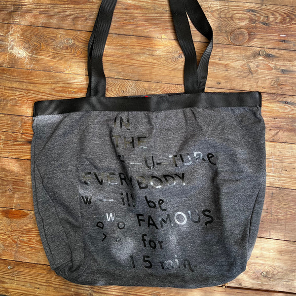 Nachtdigital NACHTI º25 Upcycling Shopper Bag aus Sweater
