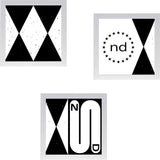 ND Artefakte No.10 - NDXX 3er Set weißer Rahmen