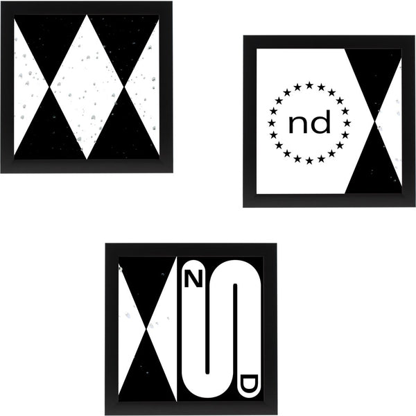 ND Artefakte No.10 - NDXX 3er Set schwarzer Rahmen