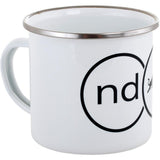 Nachtdigital Logo Emaille Becher 1