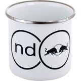 Nachtdigital Logo Emaille Becher 3