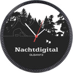 Nachtdigital Turntable Uhr Olganitz Version 2 Alu